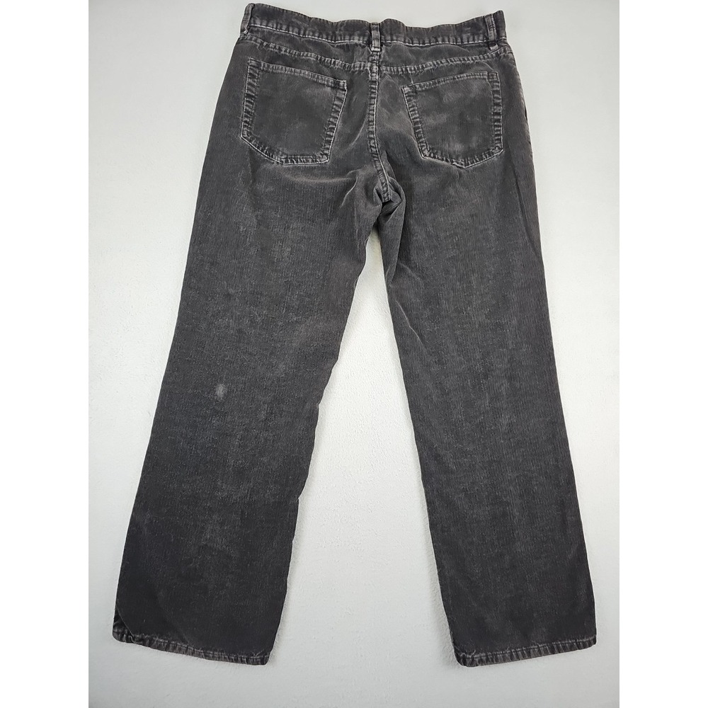 GAP Corduroy Pants Men's 35x29 Black Straight Fit Vintage Y2K Grunge Skater - Picture 5 of 7